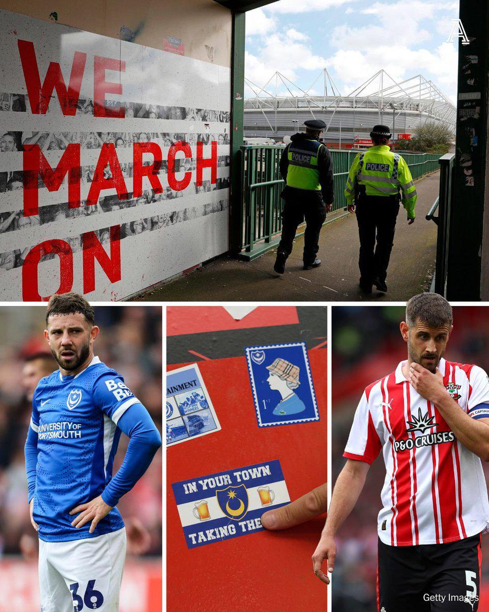 TA：两朴茨茅斯球迷因想伪装成安保混入圣玛丽球场被禁足三年