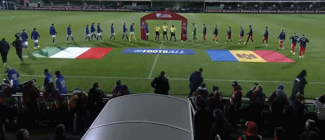 半场：意大利0-0摩尔多瓦，克里斯坦特远射偏出，主队2射门