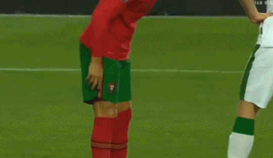 4年前世预赛C罗挥手打爱尔兰后卫手臂 今日又肘击染红