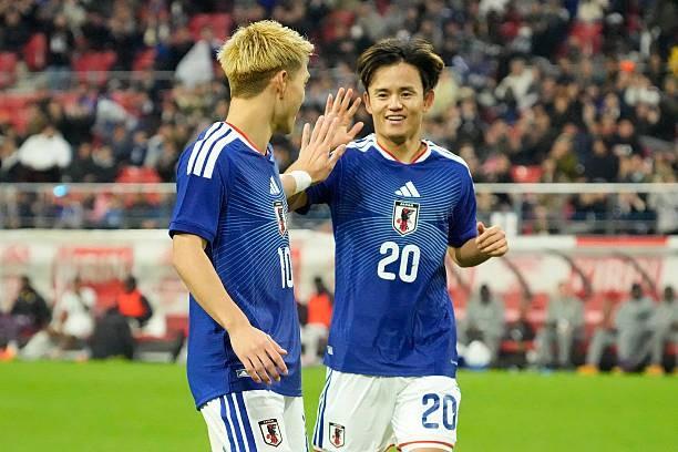 久保建英：堂安律的进球非常漂亮，这种处理方式正是他擅长的