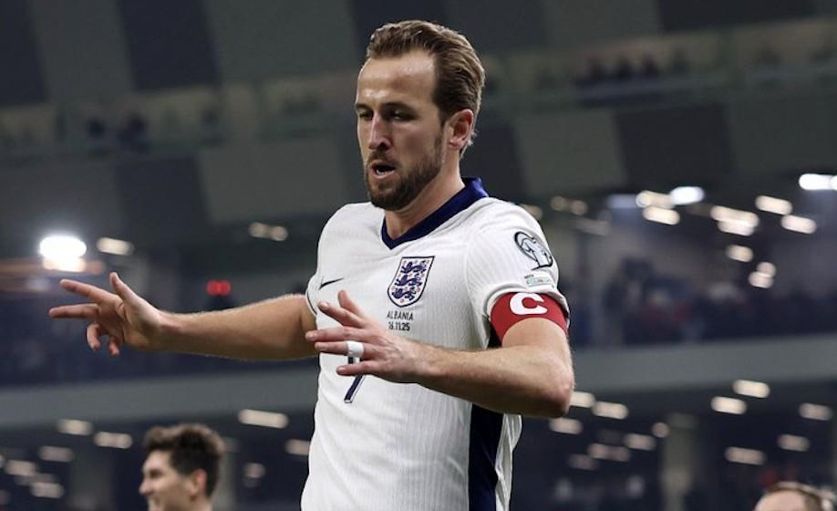 4场7球，阿尔巴尼亚是凯恩英格兰队生涯进球最多的对手