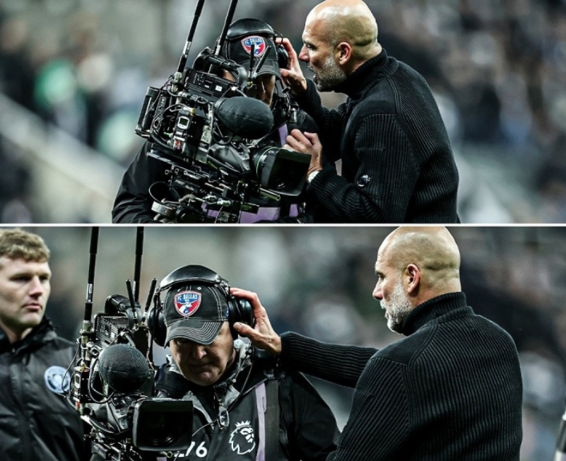 英媒：瓜帅输球后与摄影师发生冲突 不满拍摄他和吉马良斯交流