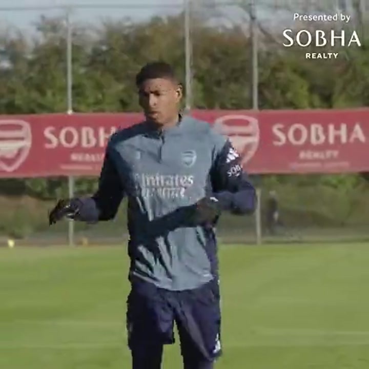 大战在即！阿森纳全队训练备战北伦敦德比