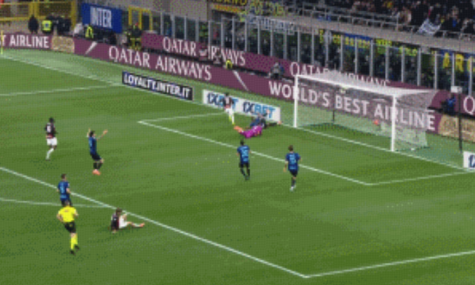 米兰1-0国米，普利希奇制胜，恰20点球被迈尼昂扑出