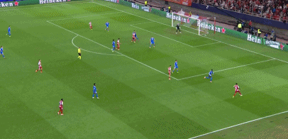 第52分钟，塔雷米抢点头槌破门，奥林匹亚科斯2-3！