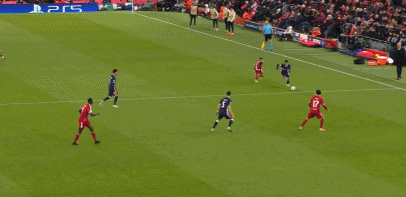 第56分钟，蒂尔前插抢射破门，利物浦1-2再度落后！