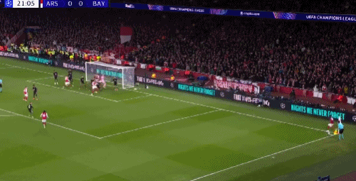 阿森纳3-1拜仁，廷贝尔、马杜埃凯、马丁内利破门，诺伊尔送礼