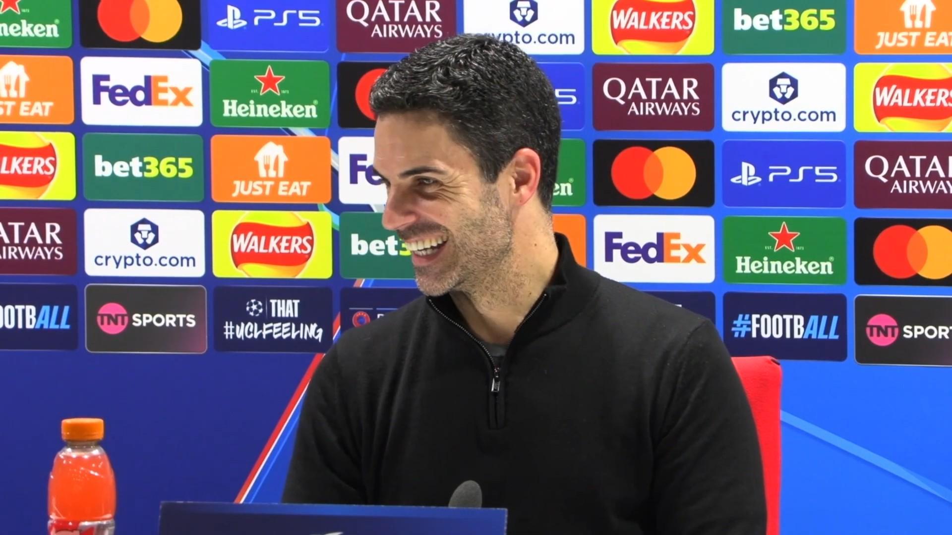 阿尔特塔：在对阵欧洲最好的球队时，我们出色应对了所有挑战