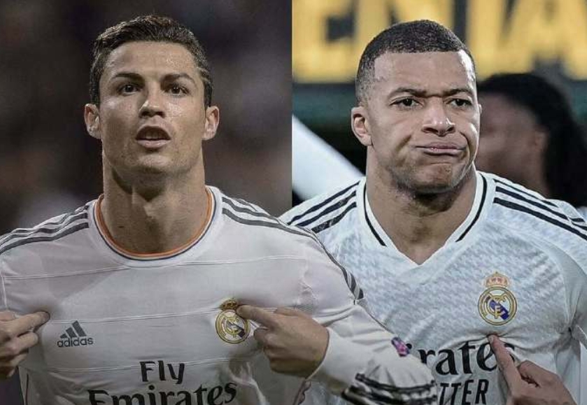 姆巴佩本赛季前18场比赛打进22球 C罗同期曾两次打进25球