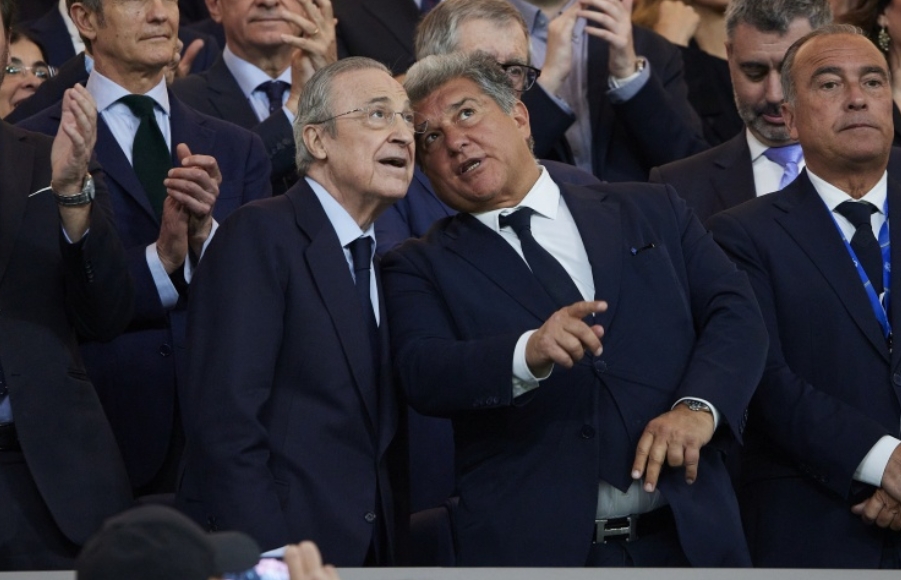 拉波尔塔回怼老佛爷：裁判一直偏袒皇马 他们想把特巴斯搞下台