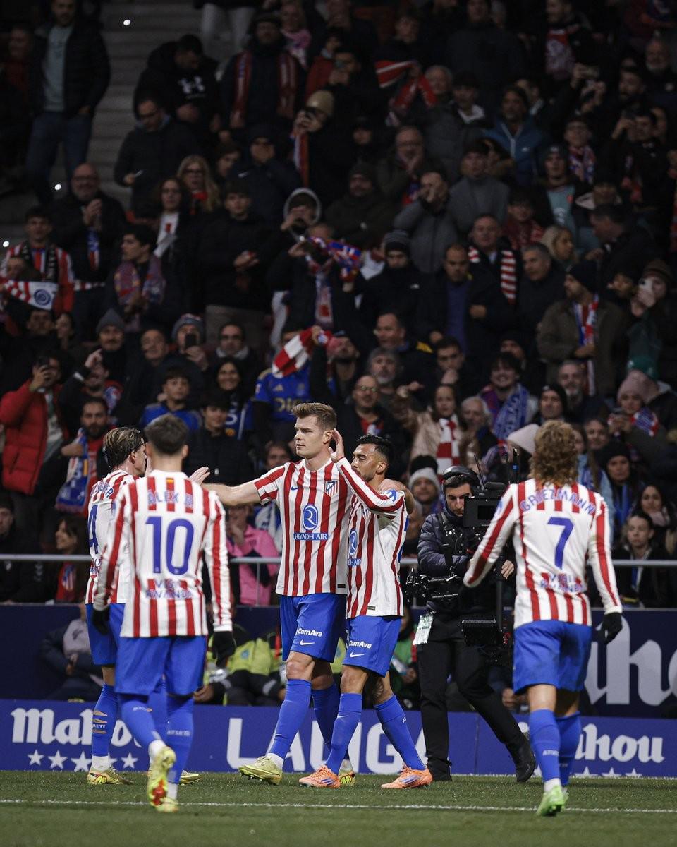 自带1-0，马竞是西甲史上首支赛季前14场都先进球的球队