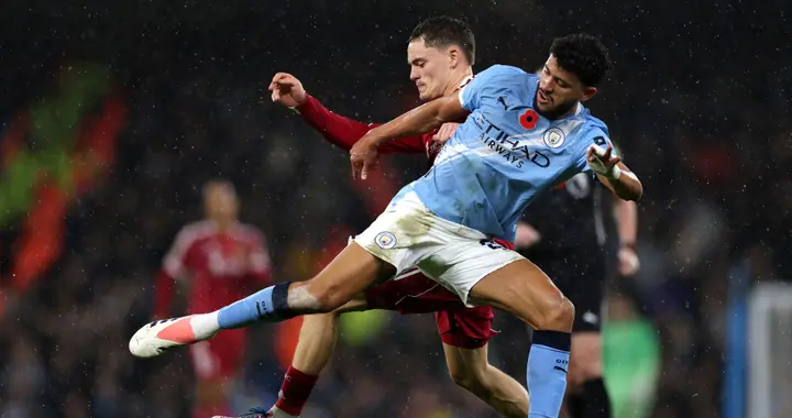 努内斯灾难表现！1次防守3次失误，送乌龙助攻，瓜迪奥拉暴怒