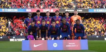 平均年龄仅24.28岁，对阿拉维斯巴萨排出联赛历史第三年轻首发