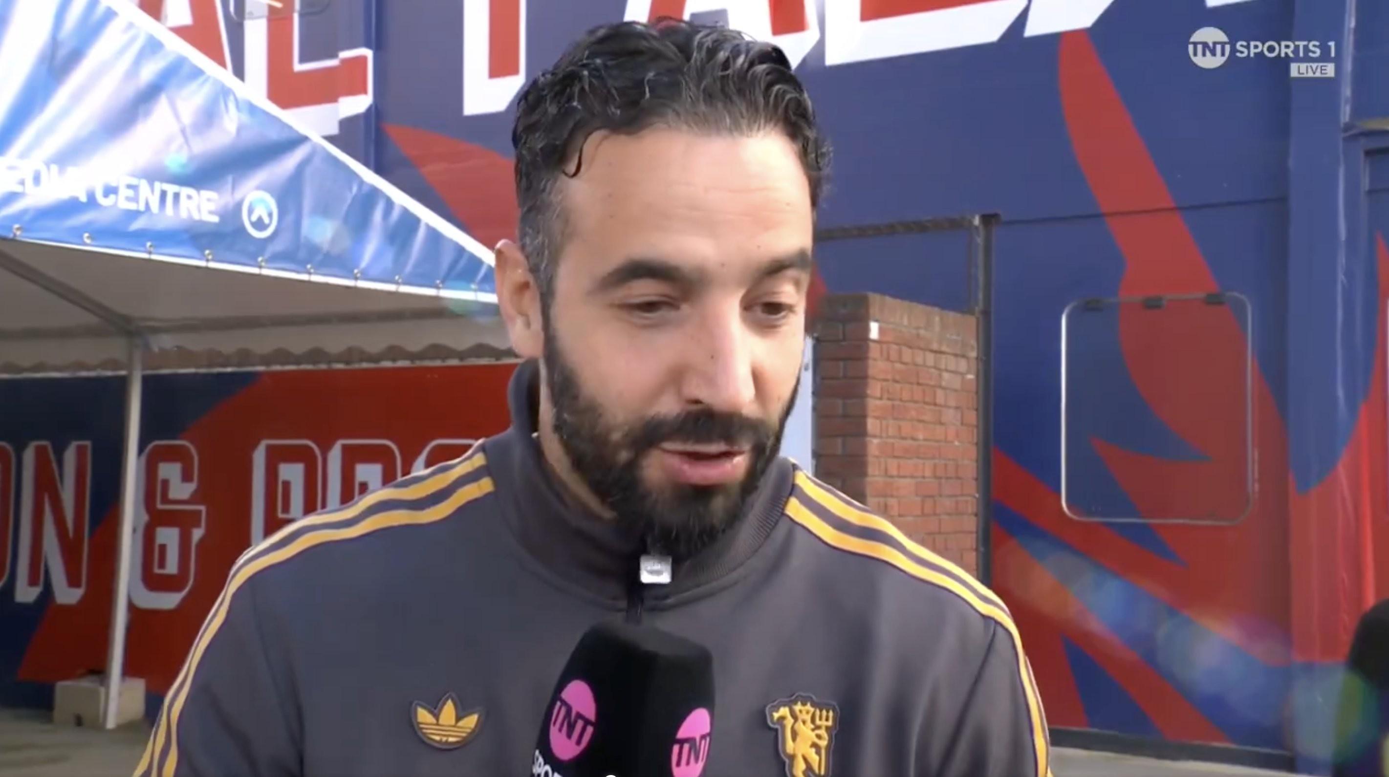 阿莫林：我们本周改进了训练方式，首发是根据训练表现调整的