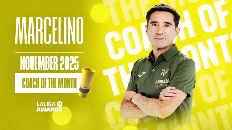 官方：黄潜主帅马塞利诺当选西甲月最佳教练