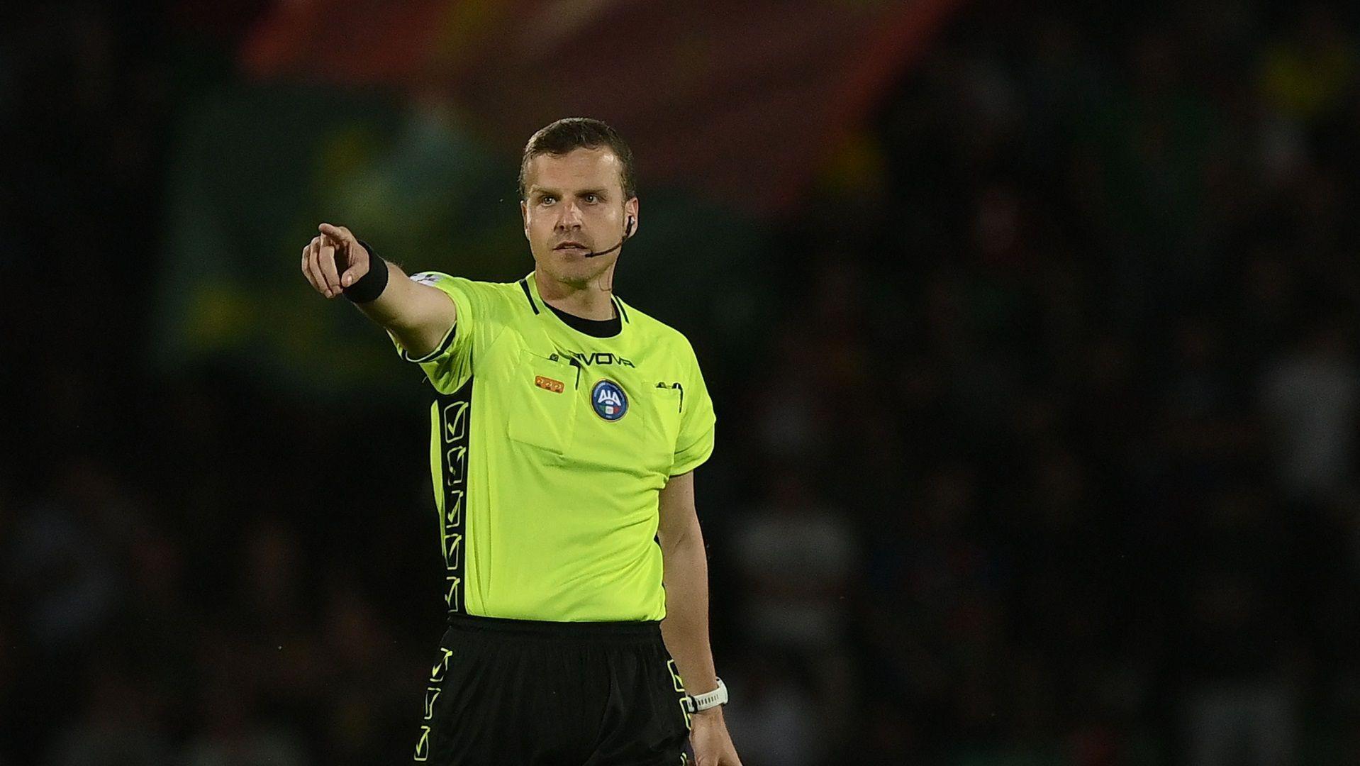 意甲第14轮裁判：拉潘纳吹那不勒斯vs尤文，迪贝洛吹国米vs科莫