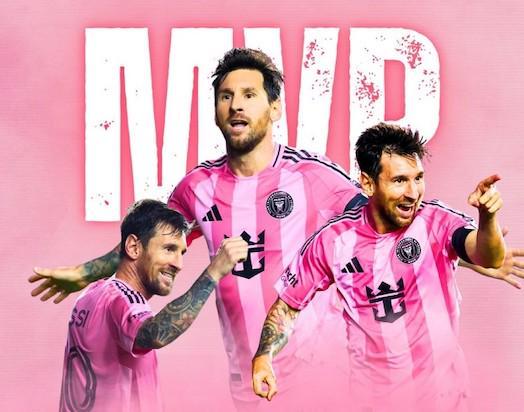 6场比赛6球7助，梅西荣膺美职联季后赛最佳球员