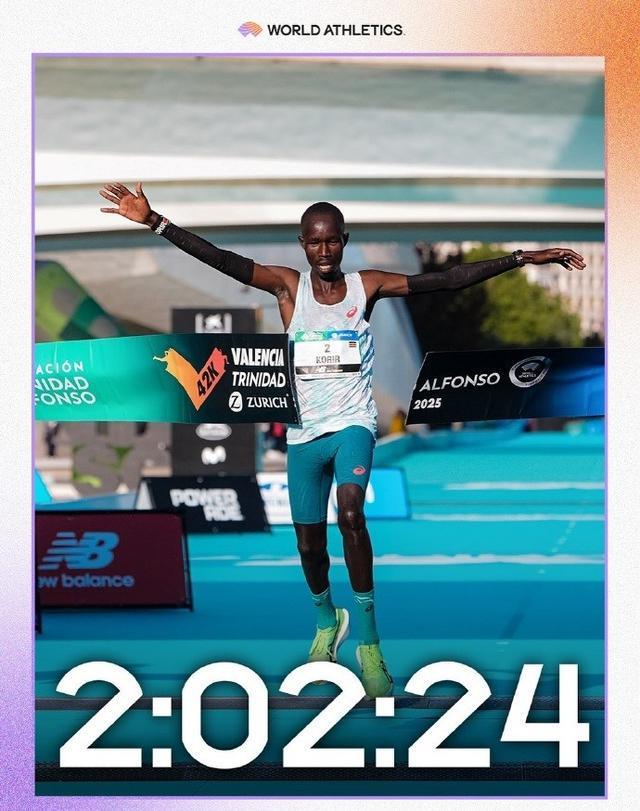 瓦伦西亚马拉松：大迫杰2:04:55完赛，刷新日本国家纪录