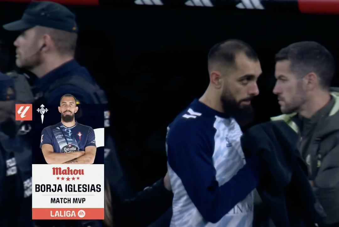 官方：博尔哈当选皇马vs塞尔塔全场最佳球员