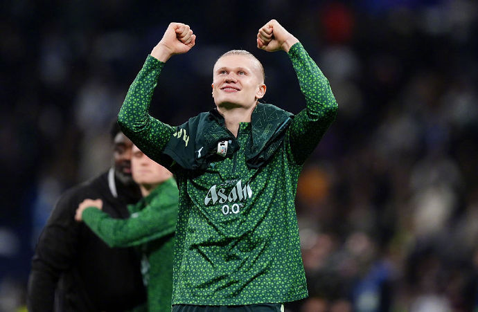 哈兰德：原以为姆巴佩会上场 吕迪格太拼结果给曼城送点了