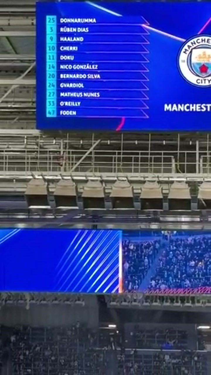 伯纳乌现场播报瓜迪奥拉的名字 皇马球迷发出巨大嘘声