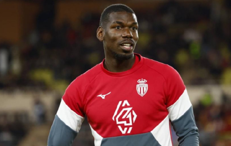 摩纳哥主帅：博格巴膝盖肌腱部位有些问题 不确定能否出战马赛