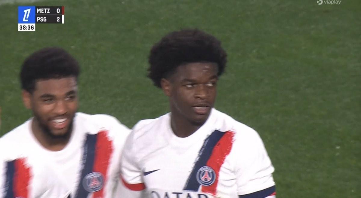 18岁143天，恩贾恩图成为QSI入主后巴黎法甲第6年轻进球者