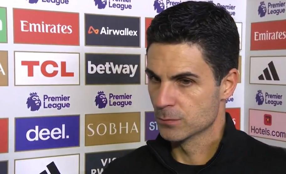 阿尔特塔：比赛就像过山车；我们要做的就是赢球然后继续前进