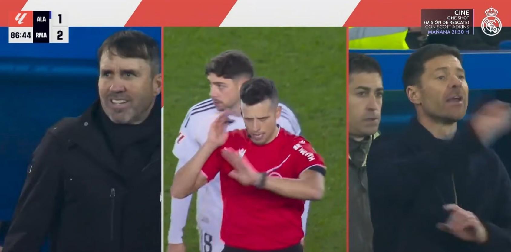 皇马TV：裁判称强度不足所以不判罚点球，他们很难算足球从业者