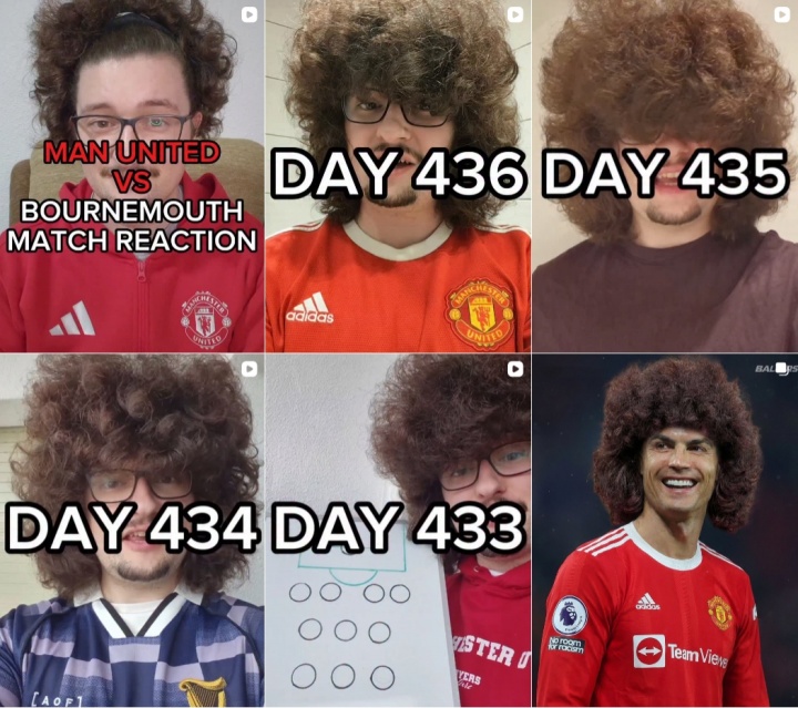 437天没理发！曼联无缘连胜 蓄发哥：下轮必须终结维拉9连胜