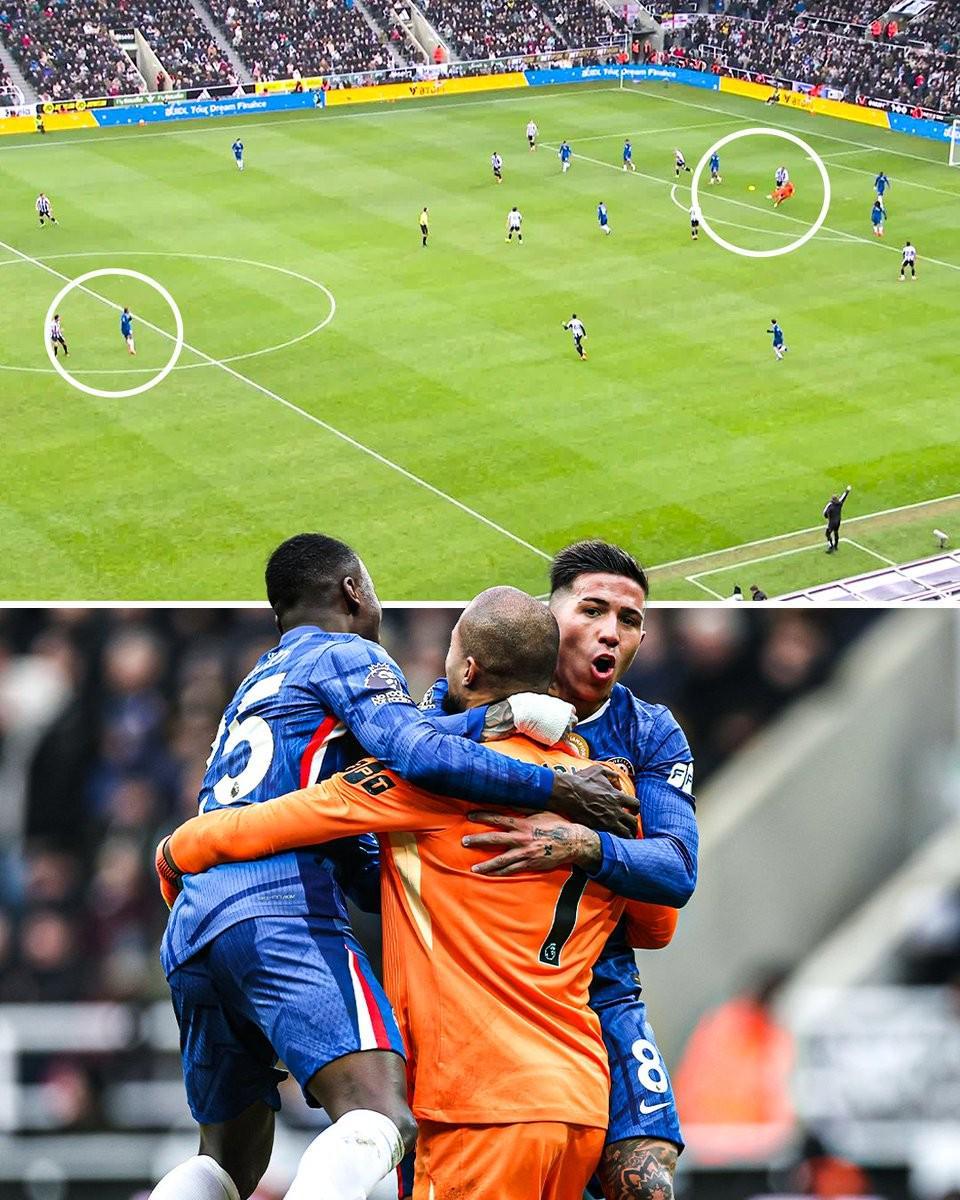 自2010年的切赫以来，桑切斯是首位英超送助攻的切尔西门将