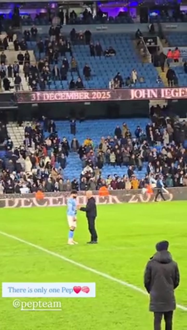 聊了啥？本轮赛后瓜迪奥拉“额外辅导”格瓦迪奥尔