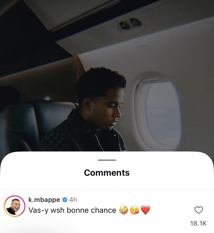 恩德里克租借加盟里昂 姆巴佩社媒留言 ：加油兄弟 祝好运！