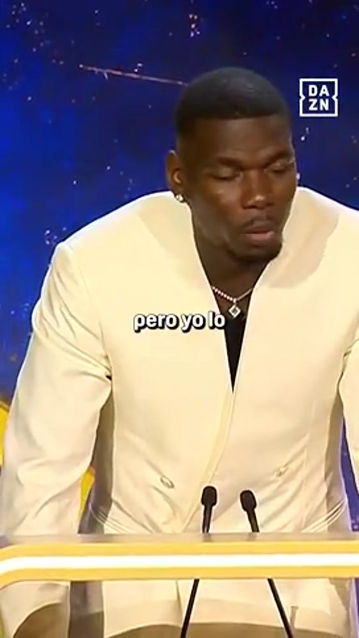 今年出战30分钟！博格巴获得2025环足奖最佳复出奖