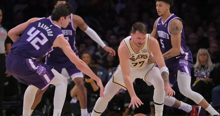 东契奇34+5+7詹姆斯24分 湖人大胜国王终结3连败