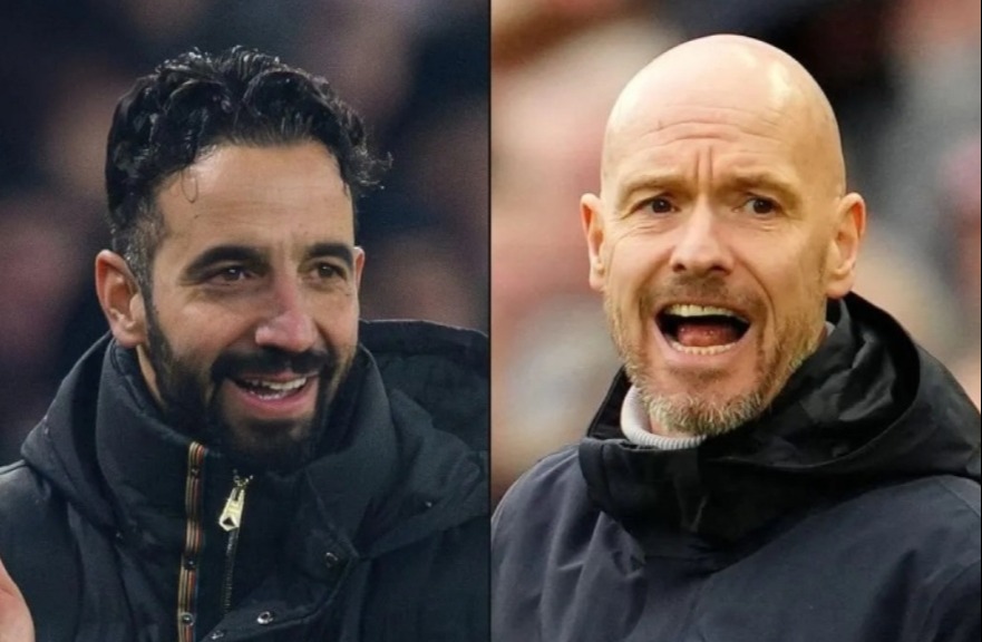 阿莫林曼联前60场23胜胜率38.3% 滕哈赫胜率68.3%