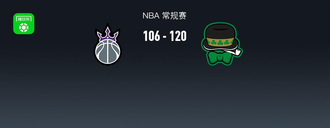 NBA战报：凯尔特人120-106国王，杰伦-布朗29+10+4