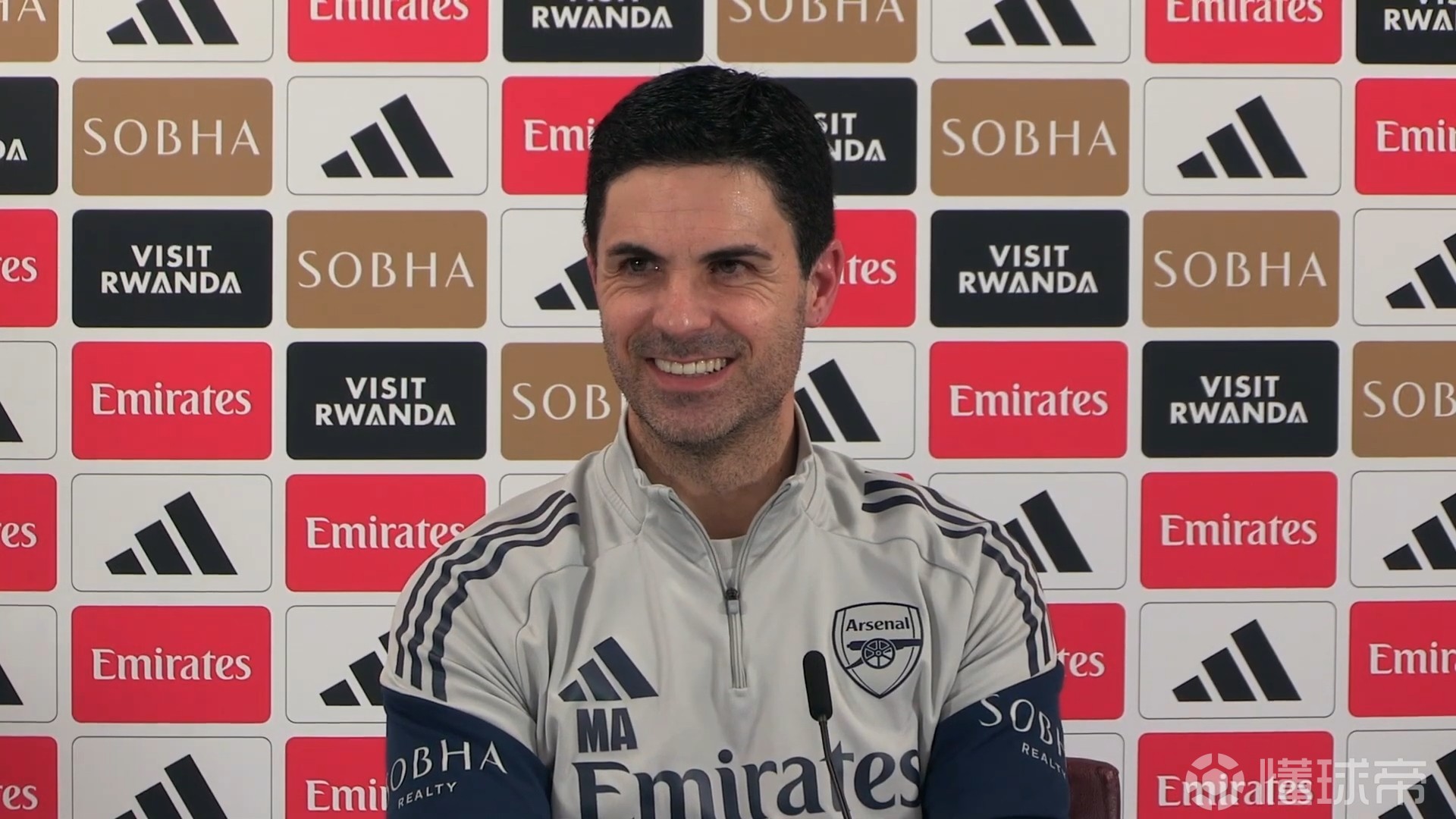 阿尔特塔：看到扎卡现在的表现我很开心，他能成为优秀的教练