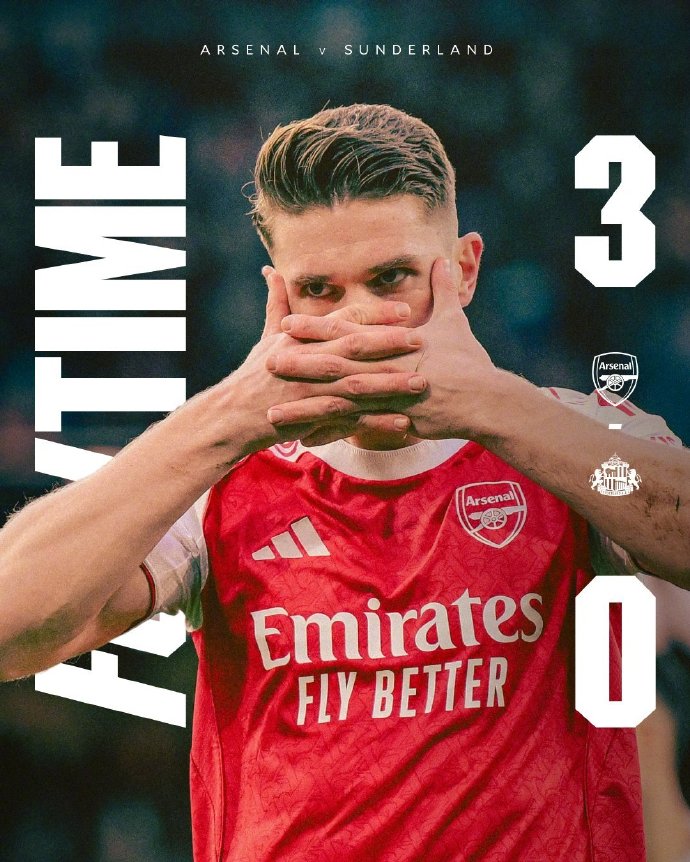 邮报：一博彩公司提前宣布阿森纳夺冠 直接给买枪手夺冠的人派彩