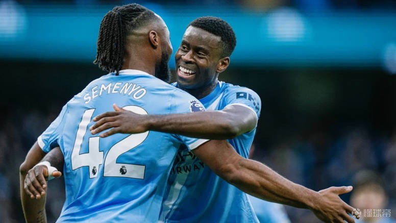 曼城欧冠淘汰赛阶段名单更新：新援塞门约、格伊在列