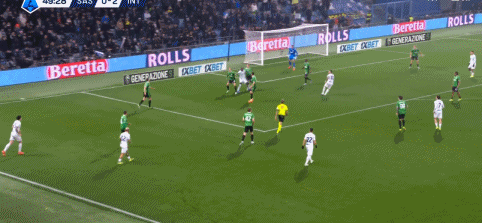 第50分钟，锦上添花，劳塔罗禁区胸部停球扫射破门，国米3-0