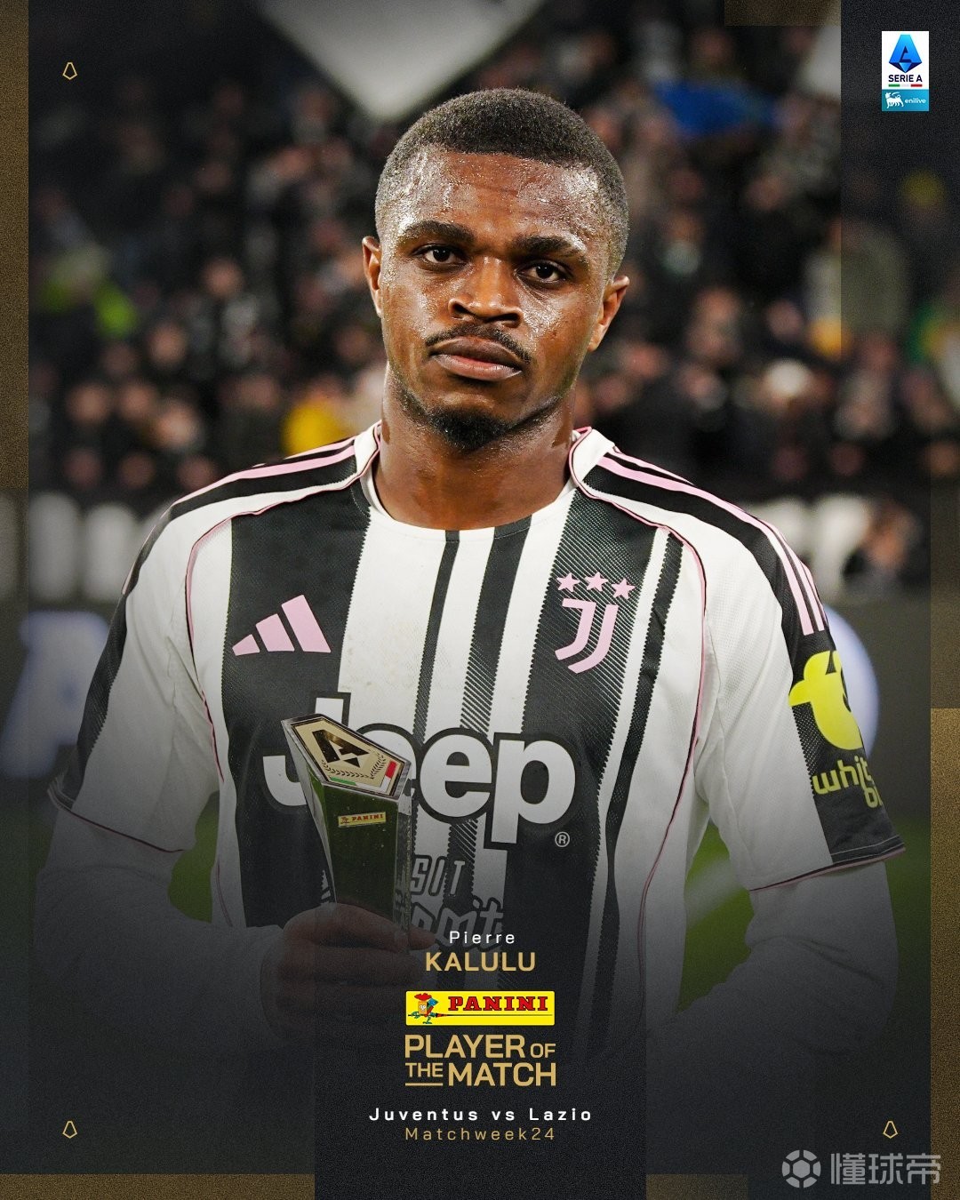 最后时刻绝平，卡卢卢当选尤文vs拉齐奥全场最佳