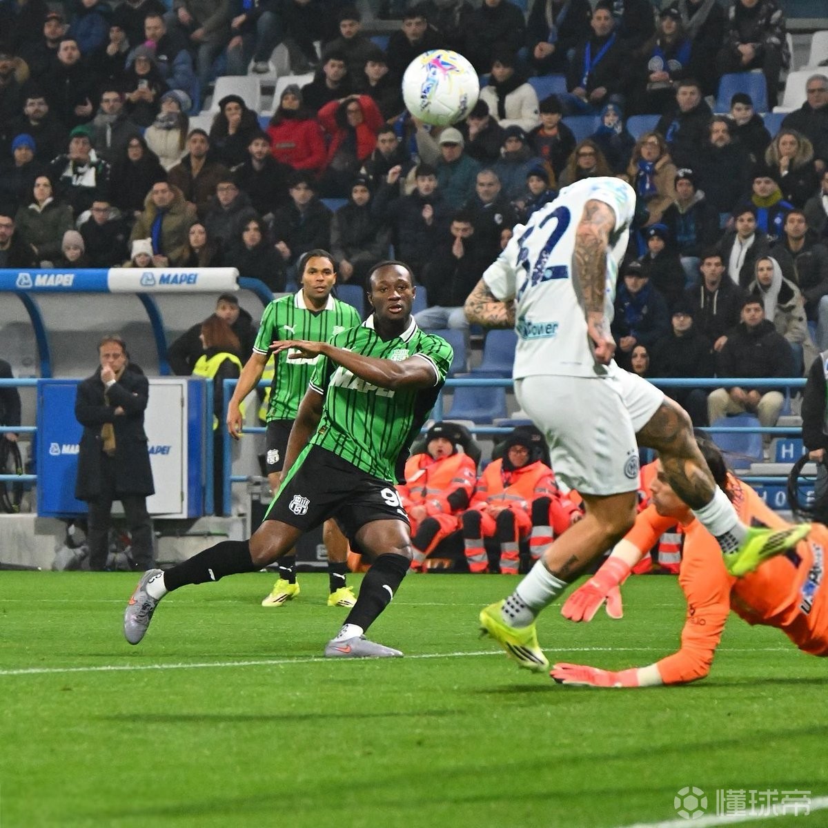 跟队：萨索洛中场伊斯梅尔-科内让国米印象深刻