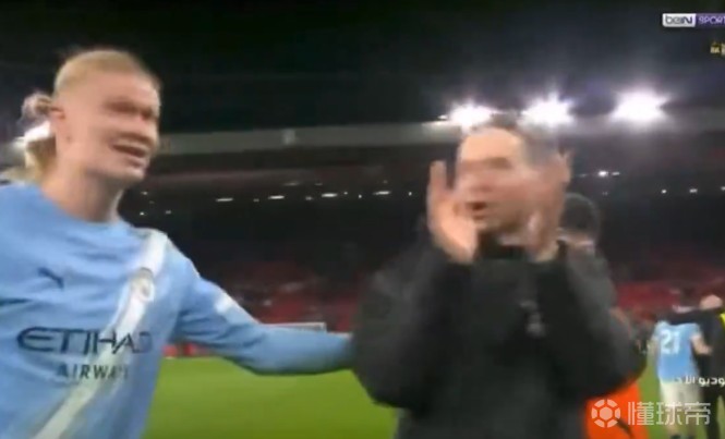 安菲尔德战胜利物浦，哈兰德和福登邀请林德斯加入庆祝