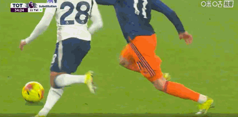 伤兵营再添一员，热刺前锋奥多贝尔对阵纽卡上半场受伤离场