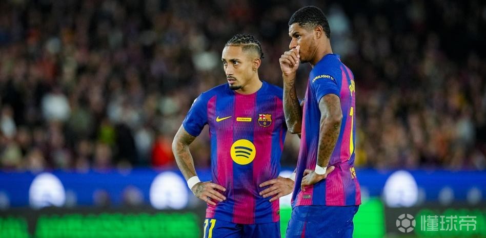 世体：巴萨不冒险使用球员，拉菲尼亚和拉什福德将出战赫罗纳