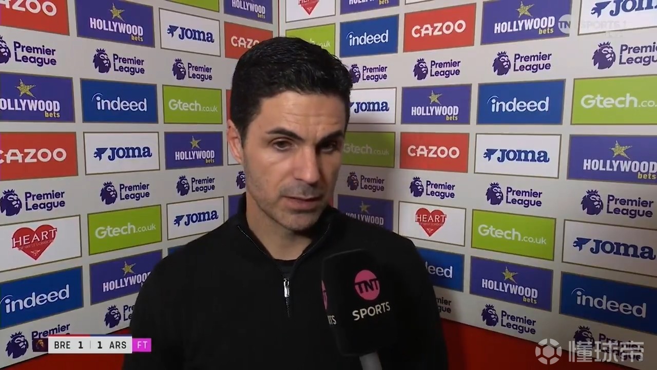 阿尔特塔：每当被迫将球解围出边线时，那就像是在赌场里下注