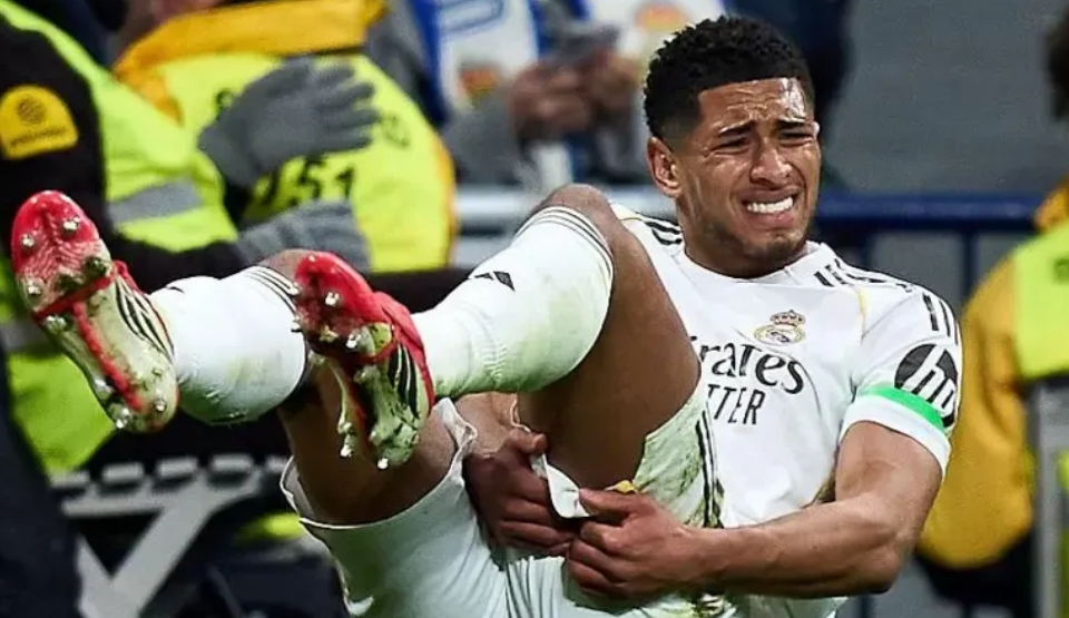 BBC：皇马担心贝林伤情比预期更严重 缺席时间延长至6-8周