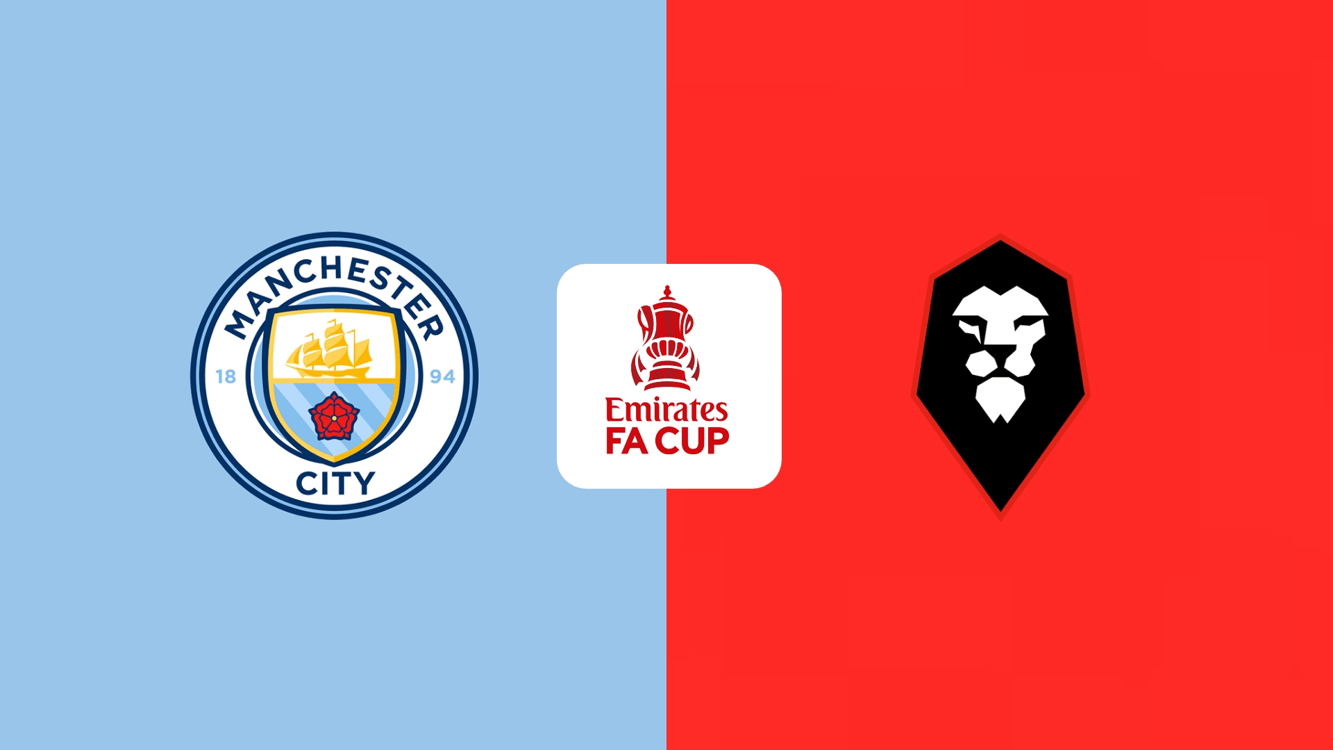 足总杯-曼城vs索尔福德城首发：斯通斯、福登先发，哈兰德缺阵