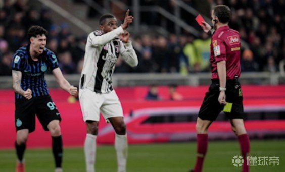 米体：巴斯托尼不会被追罚，主裁拉彭纳可能会被停哨一个月